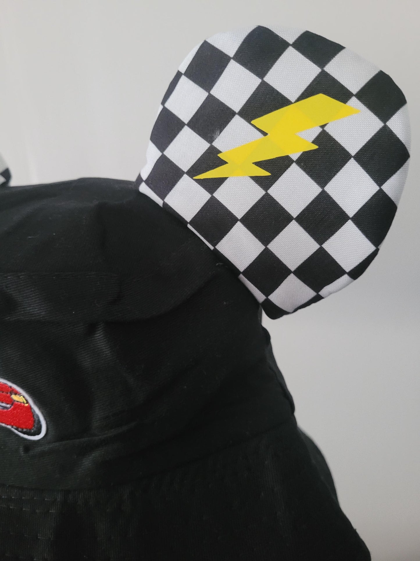 Cars kids black ears bucket hat