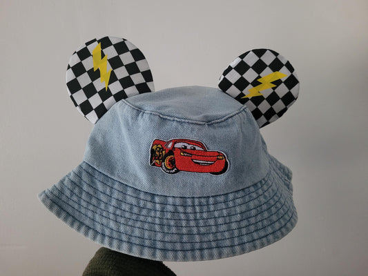 Cars   toddler ears bucket hat